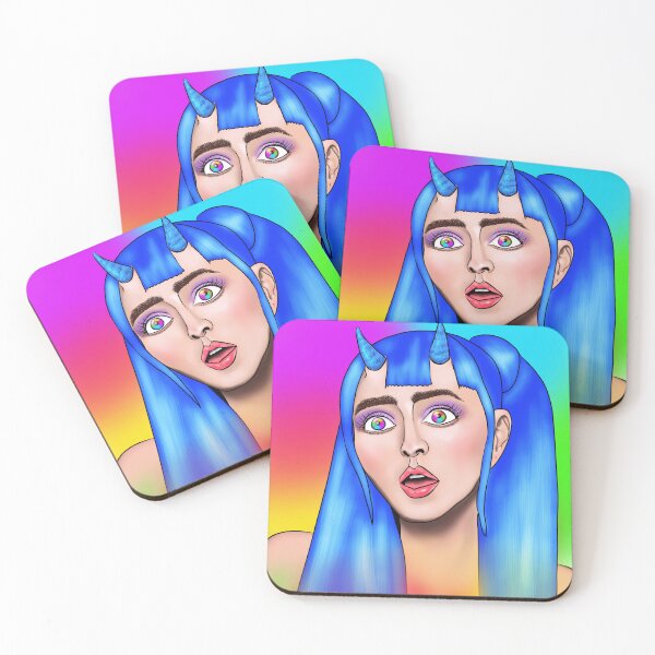 Item preview, Ashnikko Fan Art - Rainbow DemiDevil designed and sold by christinacrookcreative.