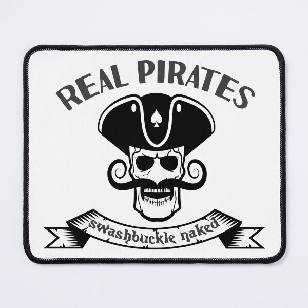 Item preview, REAL PIRATES SWASHBUCKLE NAKED designed and sold by NudismInAmerica.