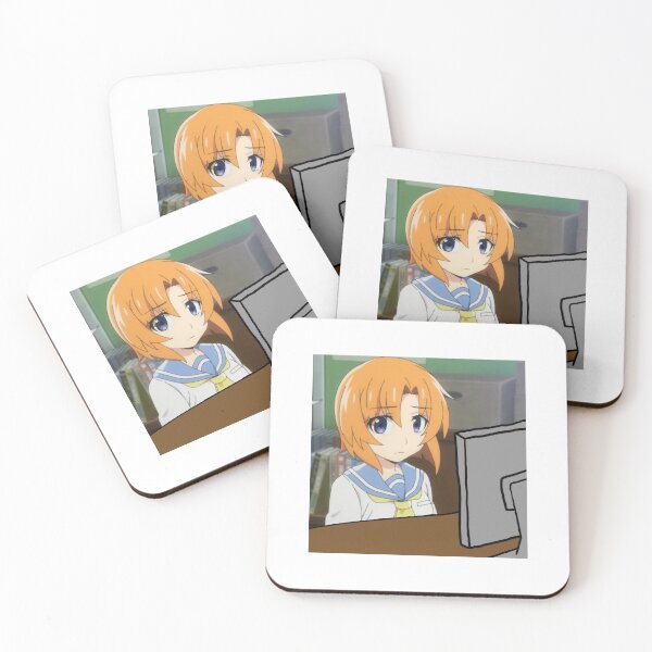Item preview, Rena and rika hug - higurashi Graphic designed and sold by ocelynneeay.