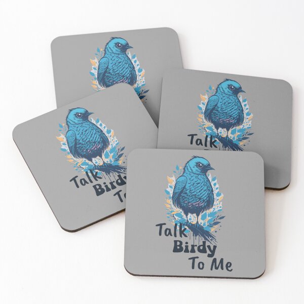 Item preview, Talk Birdy To Me, Funny Bird Drip Botanical Art designed and sold by Itaya Art.