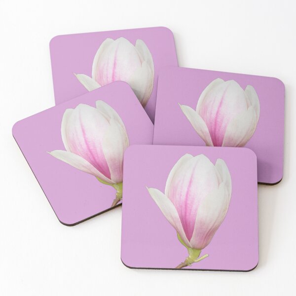 Item preview, Tulip Magnolia Tree Bloom - soft pink background designed and sold by Louise-Mae.