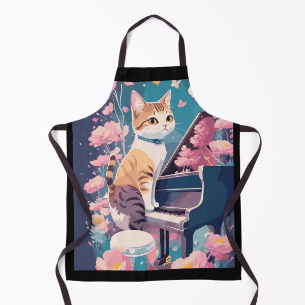 Item preview, Funny cat playing piano flower designed and sold by amedo14.