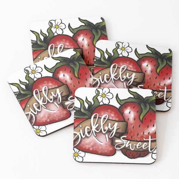 Item preview, SICKLY SWEET STRAWBERRIES designed and sold by Kalohe Renea.