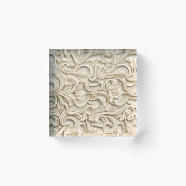 Item preview, Textured Tranquility: 3D Beige Stucco Seamless Pattern designed and sold by aweartome.