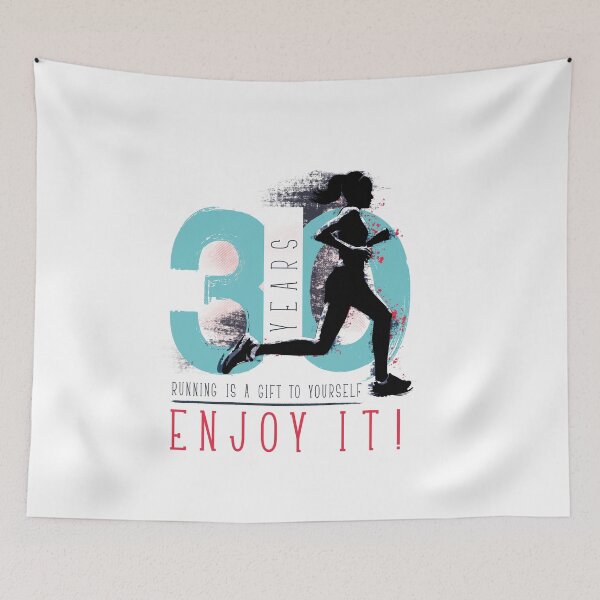 Item preview, Runner - 30th Birthday designed and sold by JIGGO.