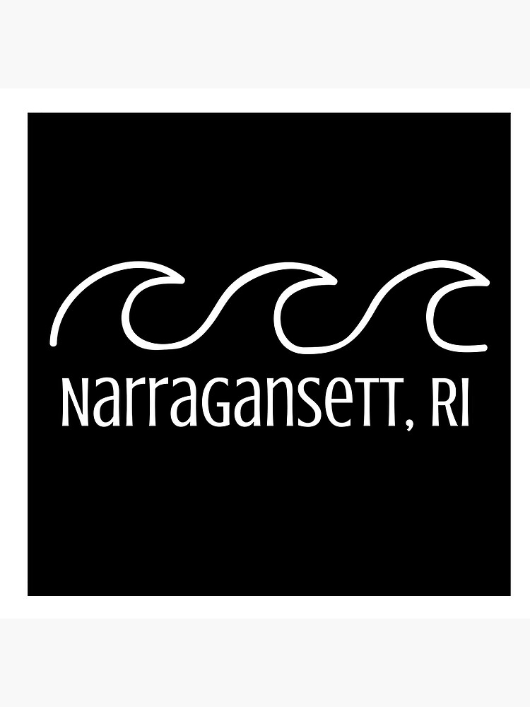 "Narragansett, RI" Sticker for Sale by waves4 Redbubble