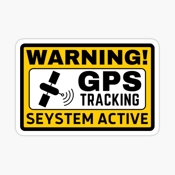 Set of 8) Anti-Theft Car Vehicle Stickers with GPS Tracking Warning - –