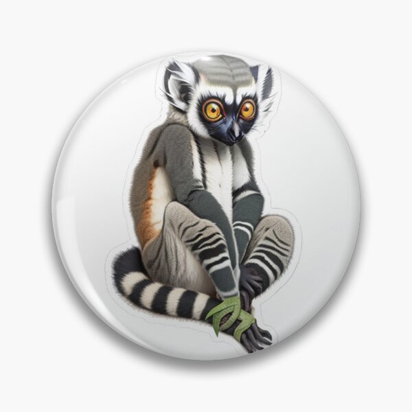 Item preview,  beautiful and playful ring tailed lemur designed and sold by EpicStickerCo.