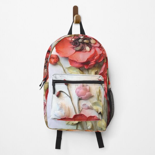 Item preview, Embedded Rhapsody Impasto Poppy Blooms  designed and sold by Rocky Mountain Artistry.