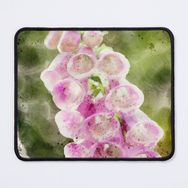 Item preview, Pink Foxglove flowerhead watercolour designed and sold by bailey-cooper.