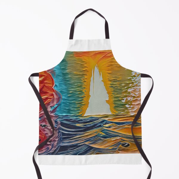 Item preview, Nature art with sea, volcano and sky designed and sold by arun2503.