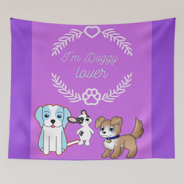 Item preview, I'm Doggy lover with cute dogs designed and sold by ThamaraiSelvi.