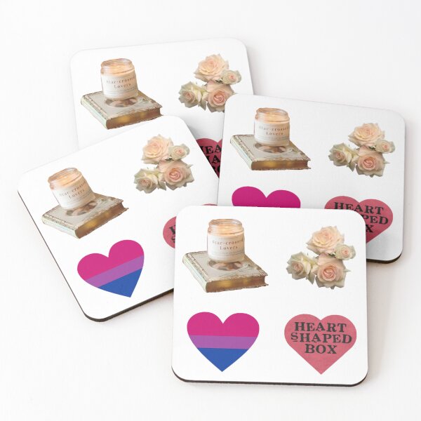 Item preview, bisexual coquette sticker set designed and sold by kayacobain.