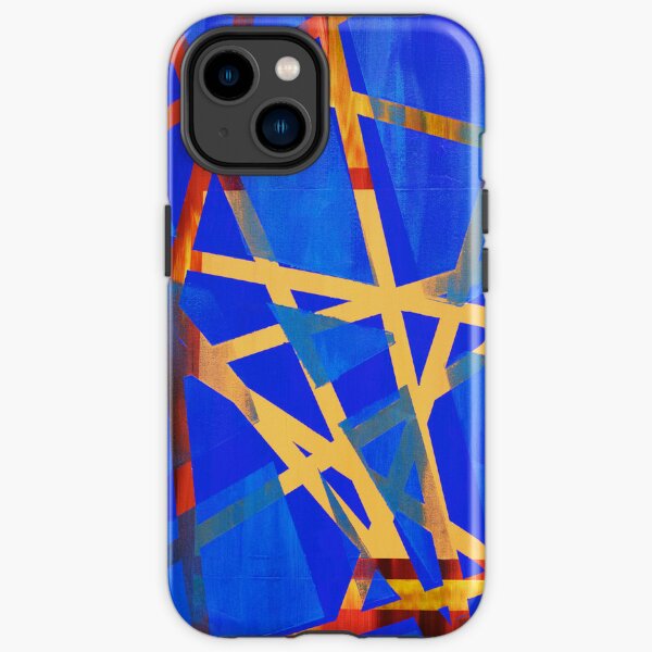 Neon Blue Bright iPhone Tough Case
