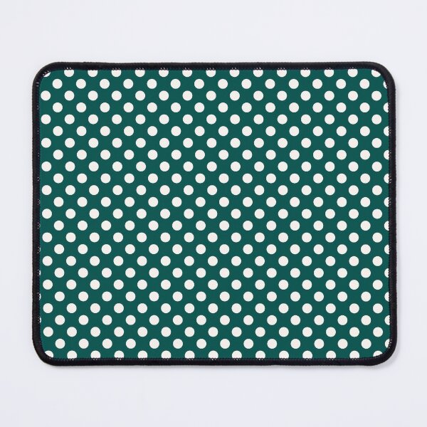 Artikelvorschau, Klassisches Polka-Dot-Muster in Dunkelgrün und Elfenbein, ein „Dot-a-Palooza“-Design! entworfen und verkauft von StudioSquiggly.