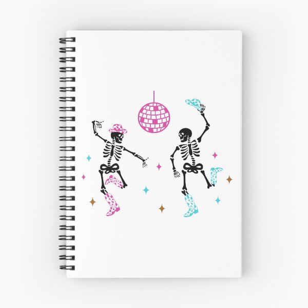 Item preview, Dancing skeletons, cowgirl boots and hat, disco ball designed and sold by DesignRealmX.