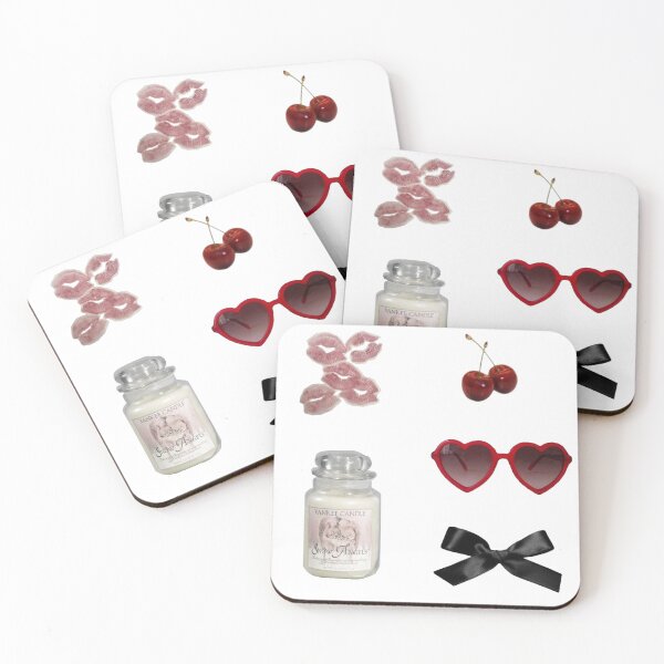 Item preview, red & black coquette sticker set designed and sold by kayacobain.
