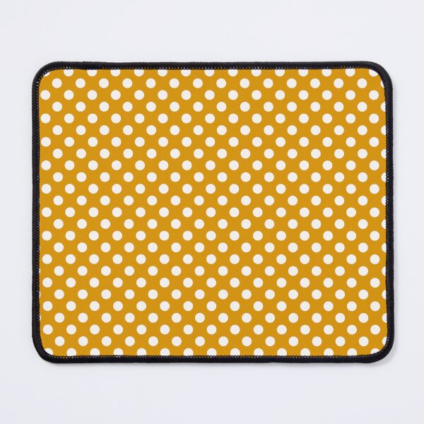 Aperçu de l'œuvre Motif à pois classique en moutarde profonde et ivoire, un design "Dot-a-Palooza" ! créée et vendue par StudioSquiggly.