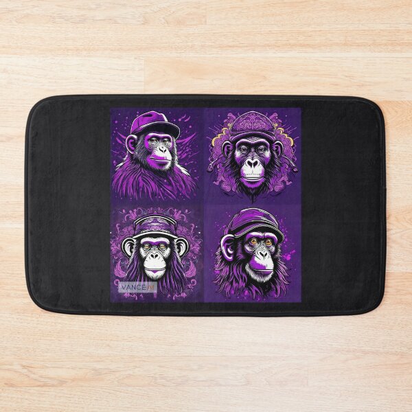 Item preview, Monkey Psychodelic Rapmen designed and sold by kamilamonikazu.