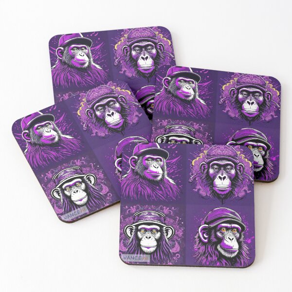 Item preview, Monkey Psychodelic Rapmen designed and sold by kamilamonikazu.