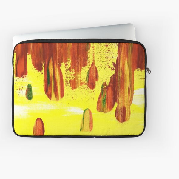 Neon Yellow Bright Laptop Sleeve