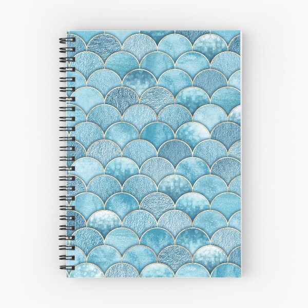 Item preview, Mermaid fish scale golden wave japanese pattern designed and sold by olgersart.