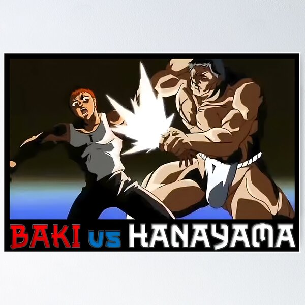 Quadro e poster Baki vs Yujiro - Quadrorama