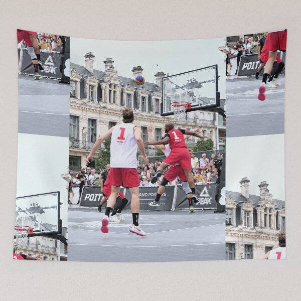 Item preview, vr 3345 / finition 2023 - 6 -  Basket international 3x3   " équipe de Toronto kba Canada - Futian Chine "  Poitiers France -  Okaio Créations  Olavia-Olao   designed and sold by o.okaïo.