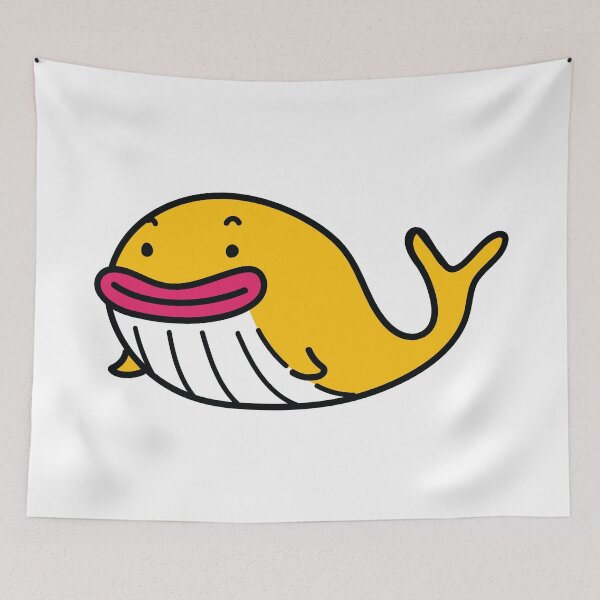 Item preview, love smiling whale love fish designed and sold by King Road KK.