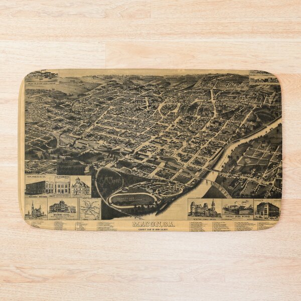 Item preview, Macon, Georgia (1887) designed and sold by allhistory.