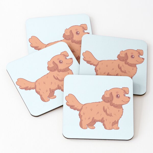 Item preview, Cute chibi Golden Retriever dog  designed and sold by Yaragold.