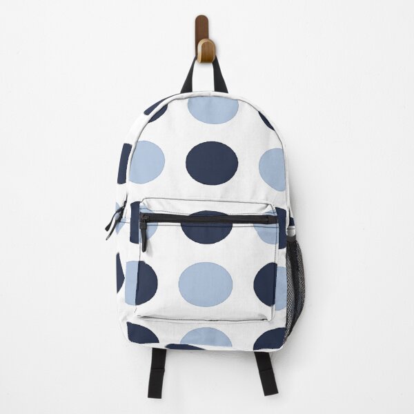 Item preview, NAVY BLUE, ALICE BLUE and WHITE Symmetrical POLKA DOTS  designed and sold by RachelMacht.