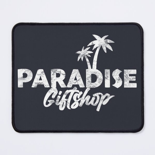 Item preview, Paradise Giftshop White Distressed Effect designed and sold by GhostlyArchaeologist's Designs.