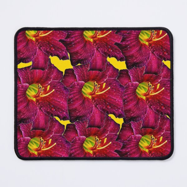 Item preview, RED-PURPLE GARDEN DAY LILIES ABSTRACT ART designed and sold by sharlesart.