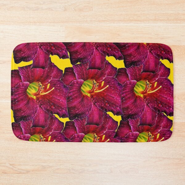 Item preview, RED-PURPLE GARDEN DAY LILIES ABSTRACT ART designed and sold by sharlesart.