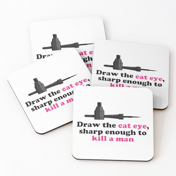 Item preview, Draw The Cat Eye Sharp Enough designed and sold by beckyhdesigns.