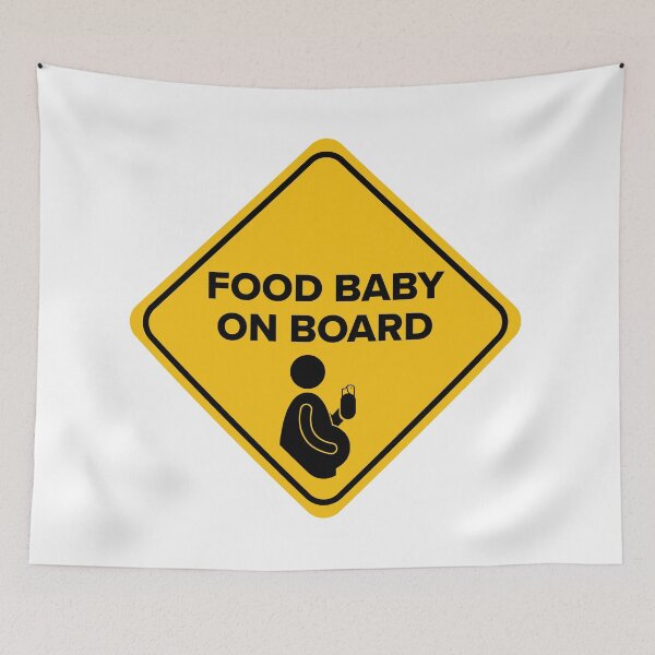 Item preview, Food Baby On Board designed and sold by marinaparsons.