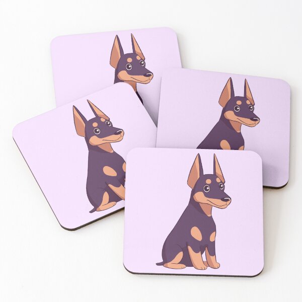 Item preview, Cute chibi Doberman cartoon illustration  designed and sold by Yaragold.