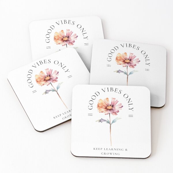 Item preview, Good Vibes Only - Keep Learning and Growing designed and sold by StudioRedKoala.
