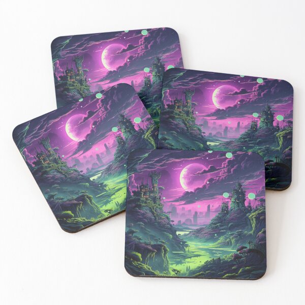Item preview, A neon forest with magenta atmosphere. designed and sold by martinhect0r.