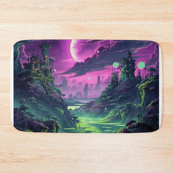 Item preview, A neon forest with magenta atmosphere. designed and sold by martinhect0r.