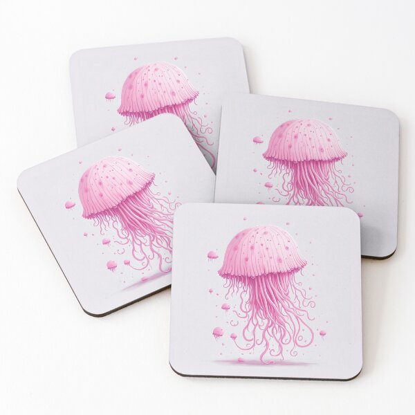 Item preview, Pink jellyfish designed and sold by SpacePingoo.