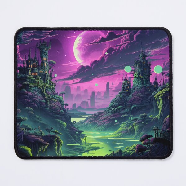 Item preview, A neon forest with magenta atmosphere. designed and sold by martinhect0r.