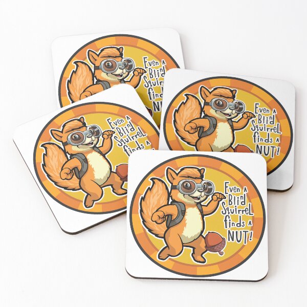 Item preview, Blind Squirrel Poker chip designed and sold by SquishyKitkat.