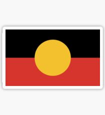 Australian Aboriginal Flag Sticker