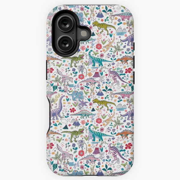 Item preview, Motif floral de dinosaure designed and sold by LaMamasaurus.