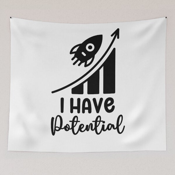 Item preview, I have potential designed and sold by dooddles.