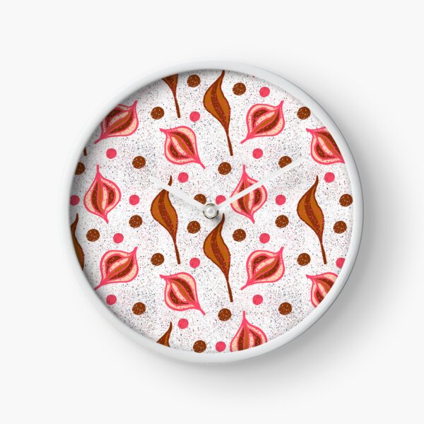 Autumn Pink Clock