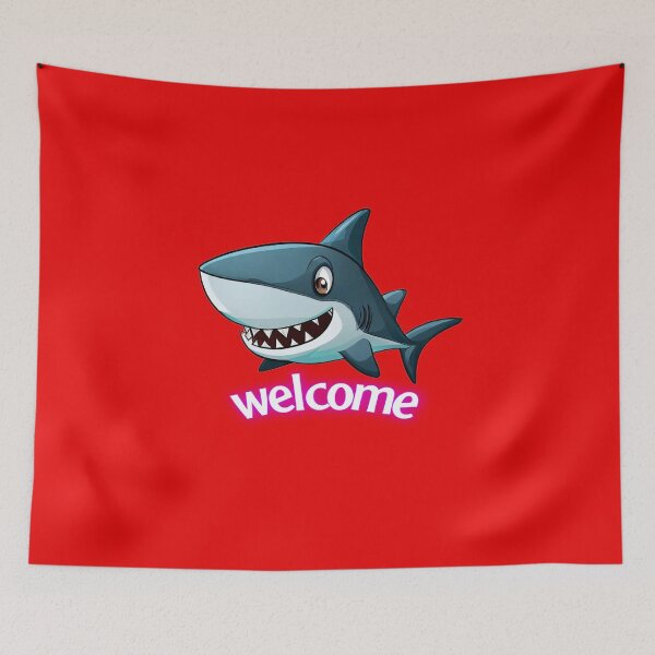 Item preview, Cartoon shark  designed and sold by Shadyshoo.