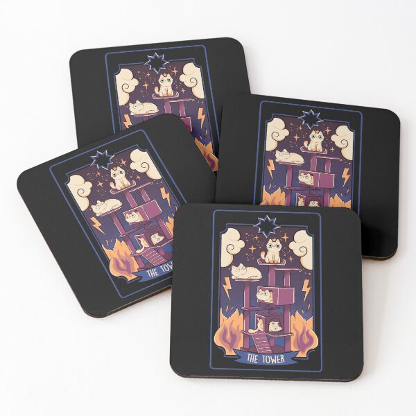 Item preview, The Tower Cat Tarot by Tobe Fonseca designed and sold by Tobe Fonseca®.